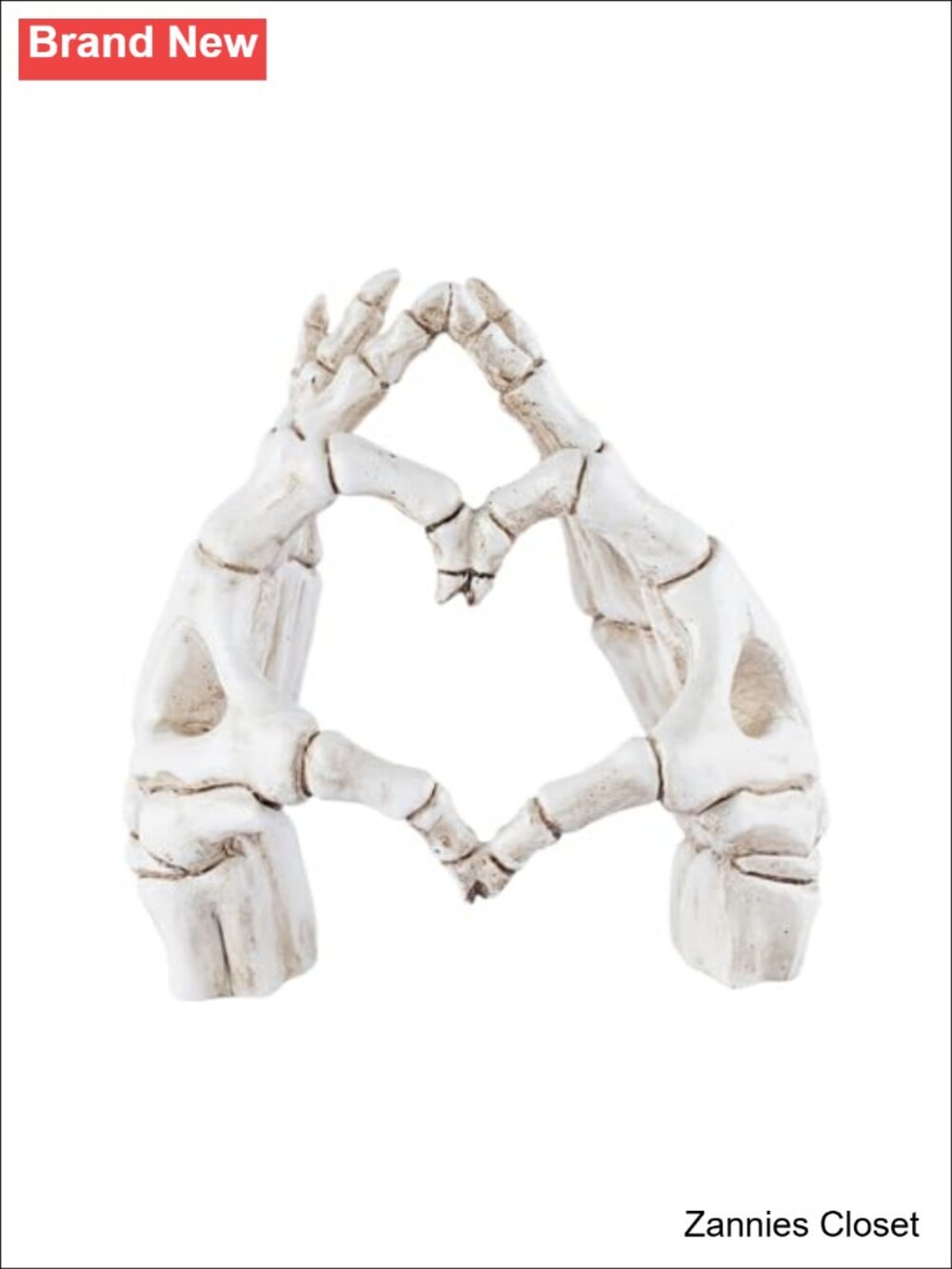 👻 Skeleton Heart Hands Figurine Resin Indoor Halloween Decor